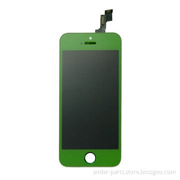 LCD Screen Display with Digitizer Full Set for iPhone 5s, Green